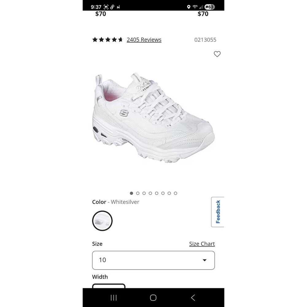 Skechers Women's D'Lites Fresh Start Memory Foam Lace-up Sneaker Fashion